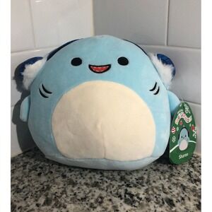 Sharon Shark Squishmallow 2022 7.5" Plush Christmas Winter - New with Tags